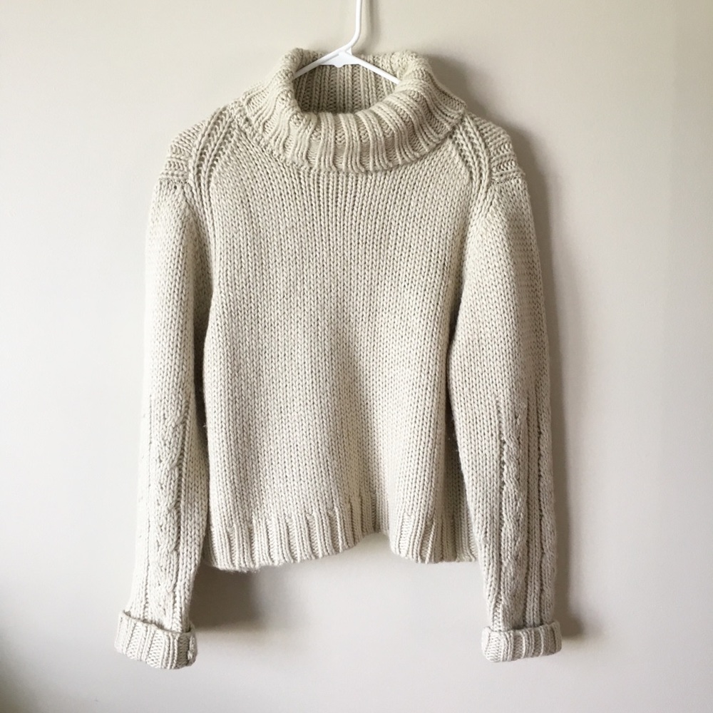 Sundance Wool Alpaca Blend Turtleneck Sweater